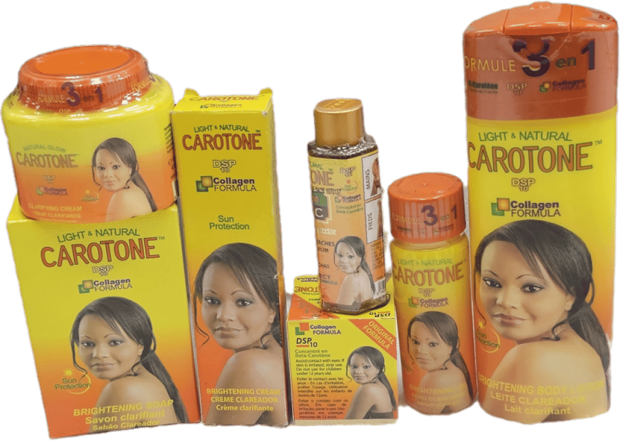 Carotone مجموعة تبييض البشرة من 7 قطع