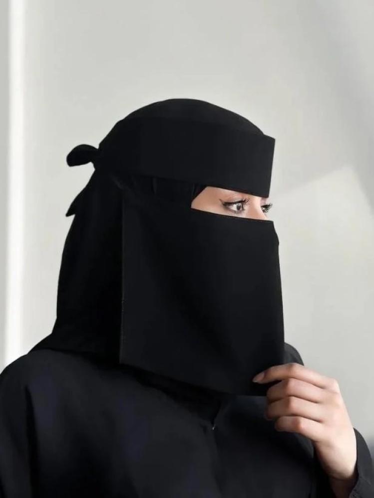 نقاب وسط.مطاط مائل 9 انش