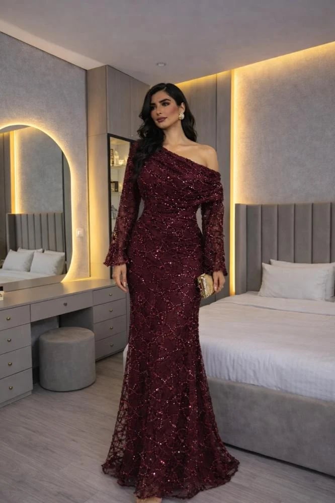 فساتين سهره طويلة فخمة