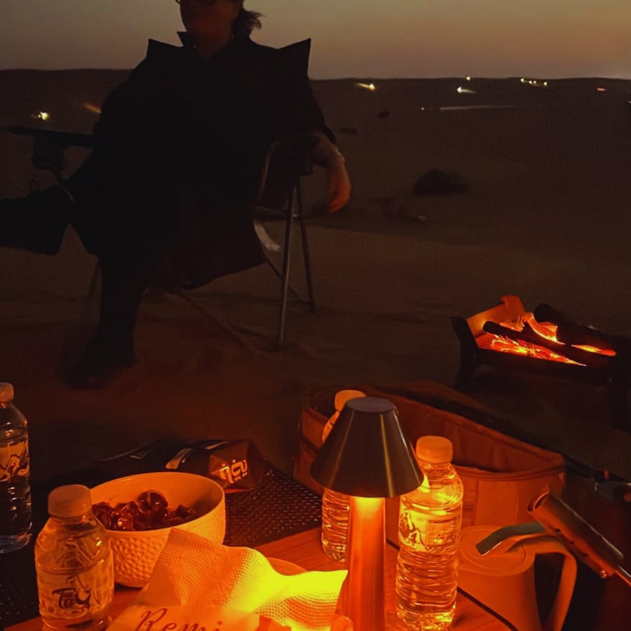 الرمال الحمراء  وتجربة  الكشتة