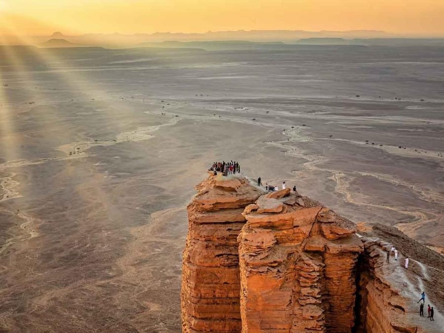 Edge of the World (Sunset) with the Picnic