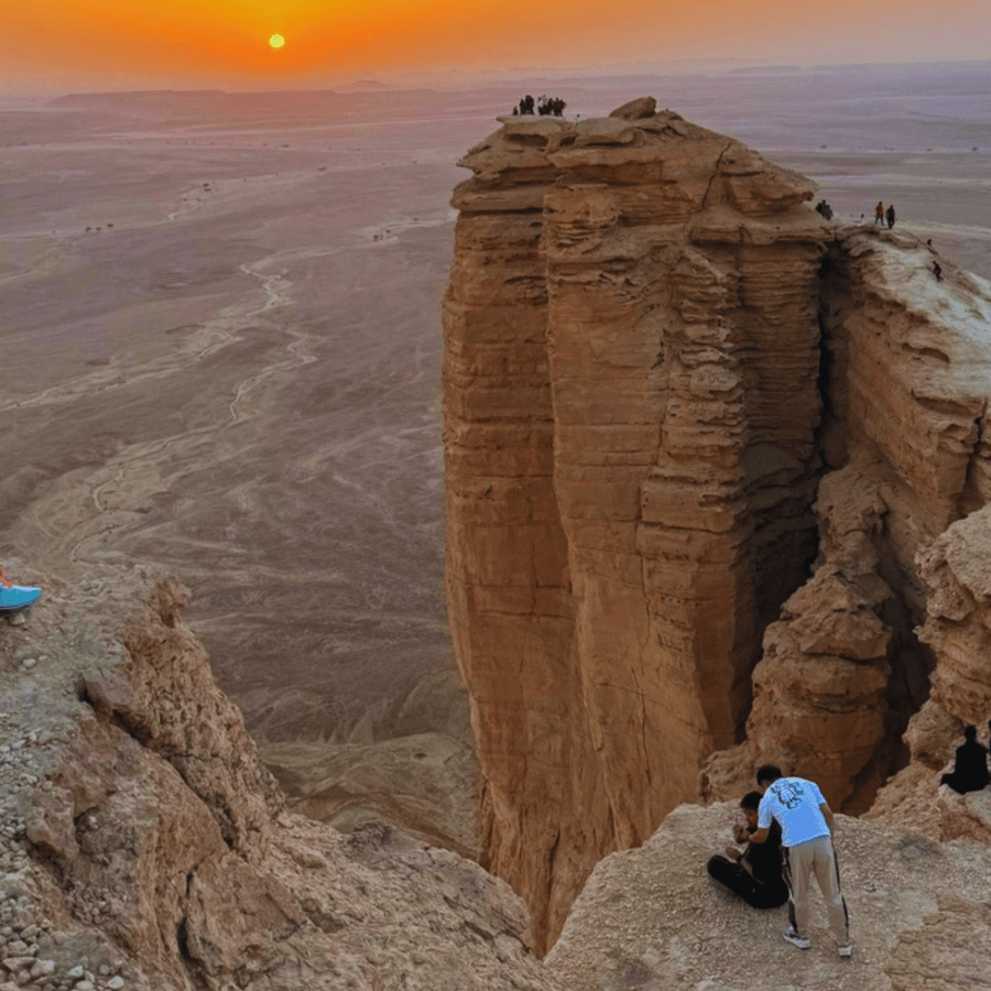 Edge of the World (Sunset) with the Picnic