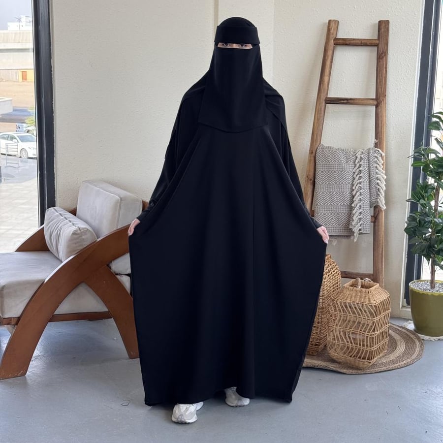 عباية بطرحة متصل