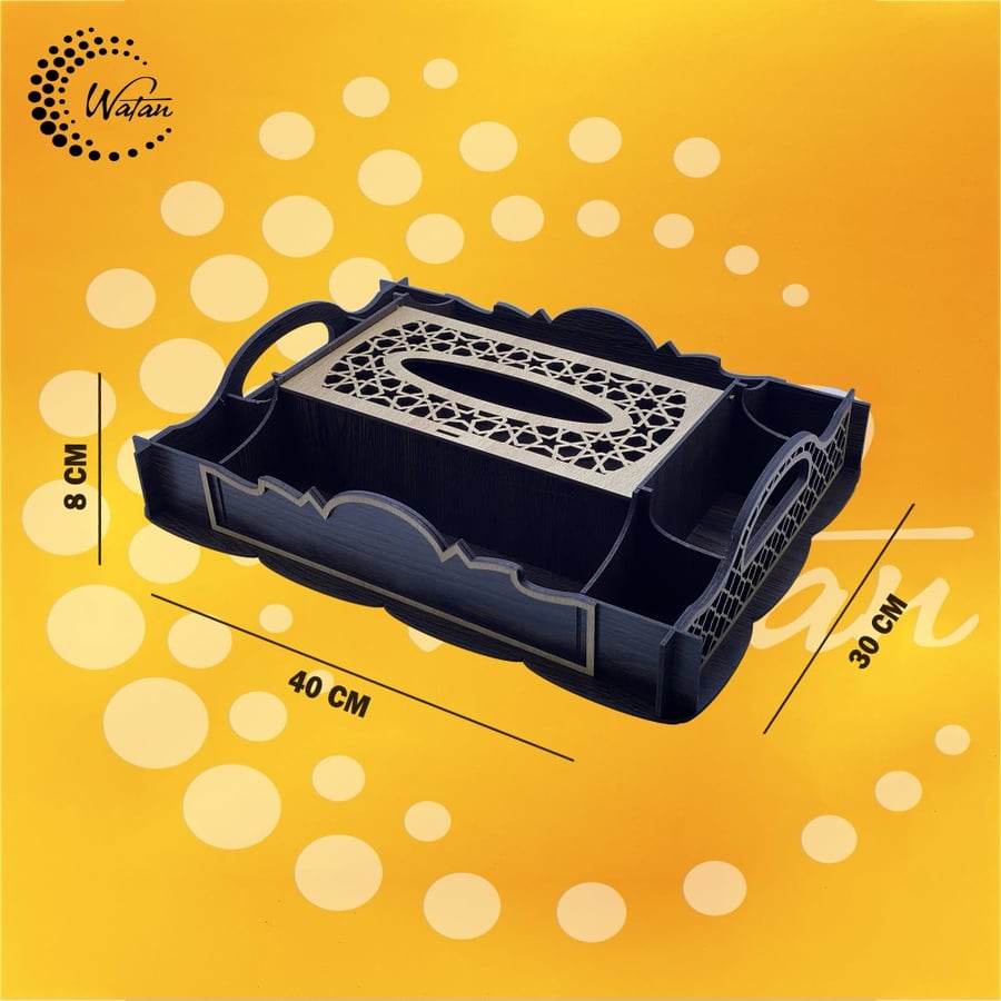حامل مناديل ومكسرات (05)