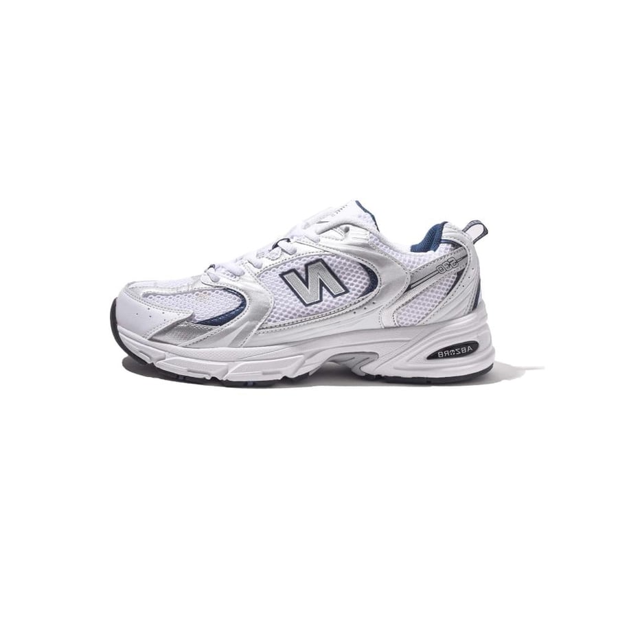 New Balance men's white in navy