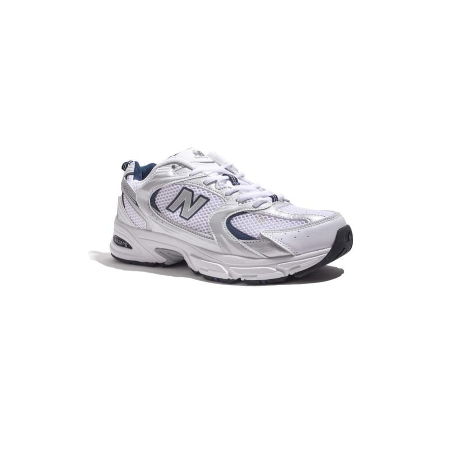 New Balance men's white in navy