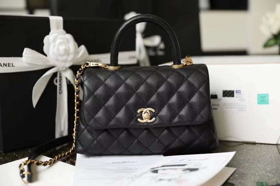 شنطة شانيل كوكو هاندل 24 سم Chanel Coco Handle Bag 24 cm