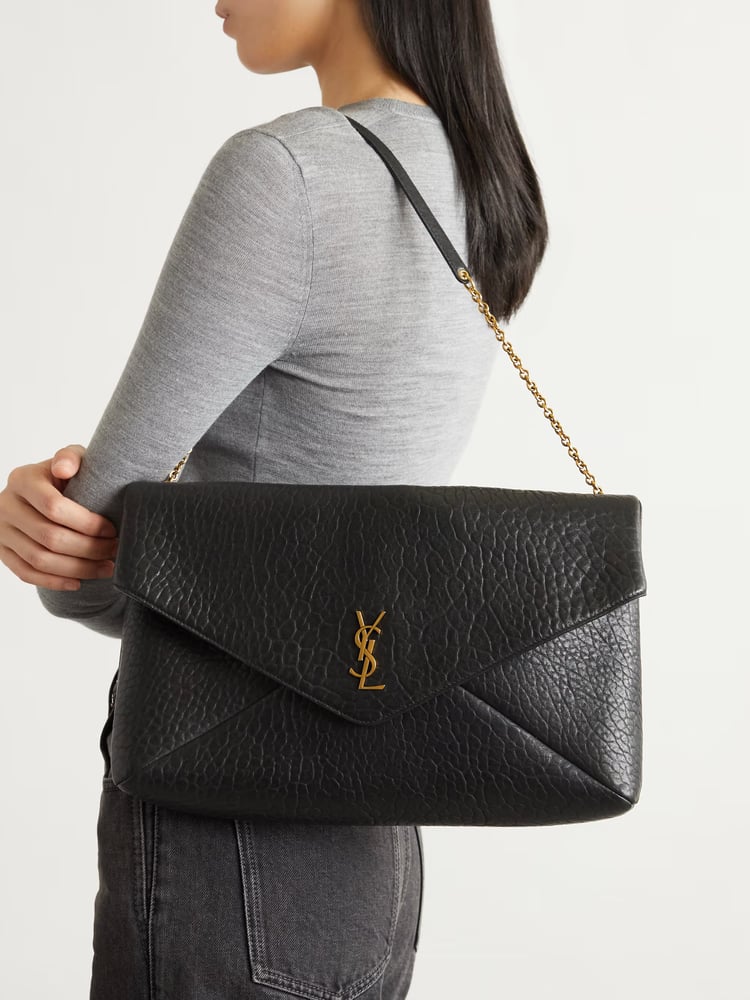 شنطة سان لوران 35 سم أسود Saint Laurent Bag 35 cm Black