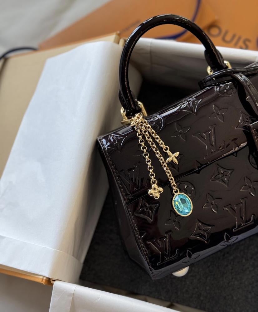 شنطة لويس فيتون كلوني ميني سايز 20 - بني غامق | Louis Vuitton Cluny Small Bag Dark Brown