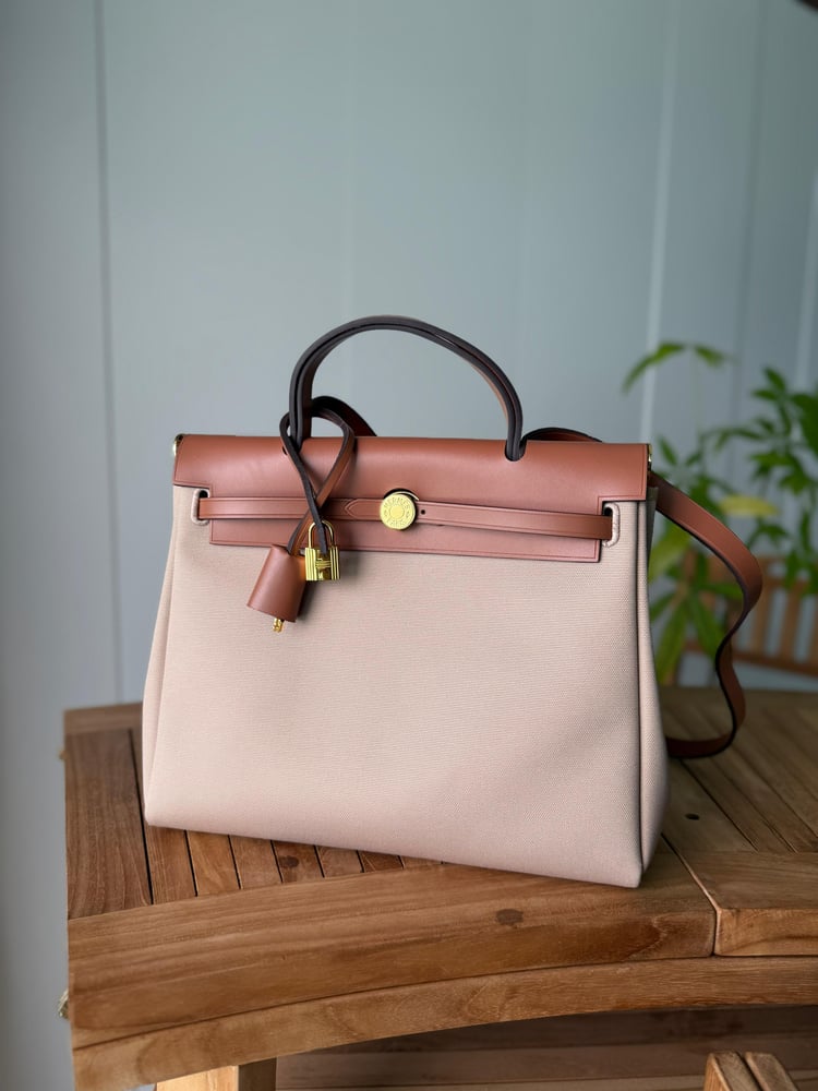 شنطة هيرميس هير باق مقاس 31 سم Hermes Herbag Bag 31 cm