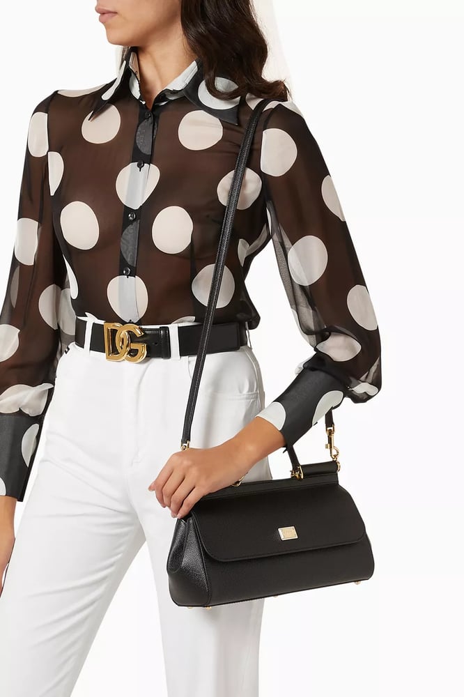 شنطة دولتشي أند غابانا اللوان دولتشي طويله 26 سم | Dolce & Gabbana Bag 26 cm