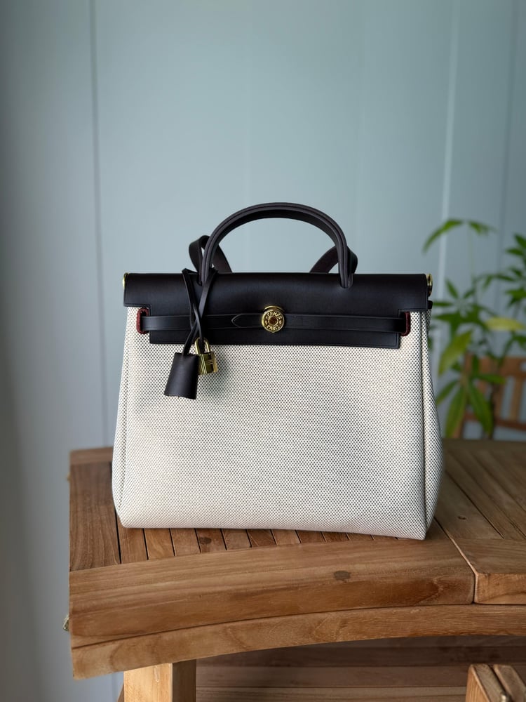 شنطة هيرميس هير باق مقاس 31 سم Hermes Herbag Bag 31 cm