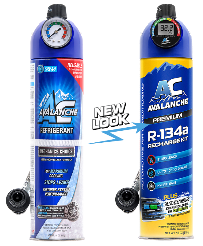 AC Avalanche | Complete Freon Gas - Electronic Clock R-134a