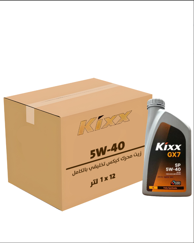 زيت محرك كيكس 5W40 تخليقي بالكامل كرتون 12 لتر