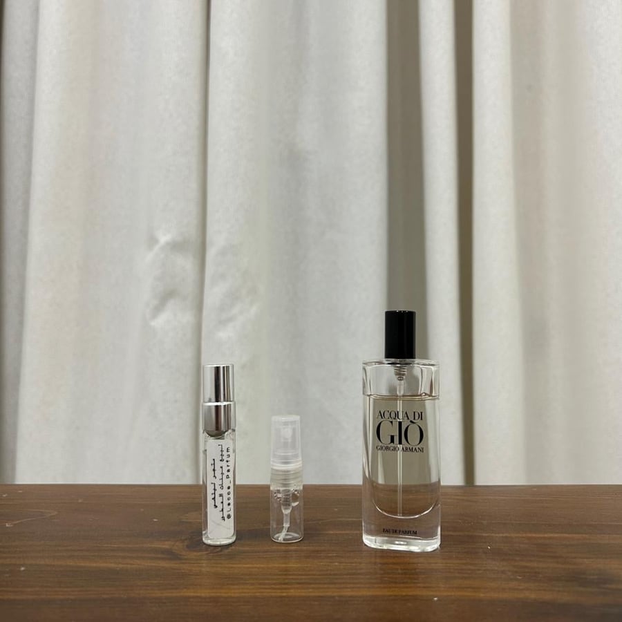 ارماني اكوا دي جيو edp حجم (15 مل) متبقي فيه (12 مل)