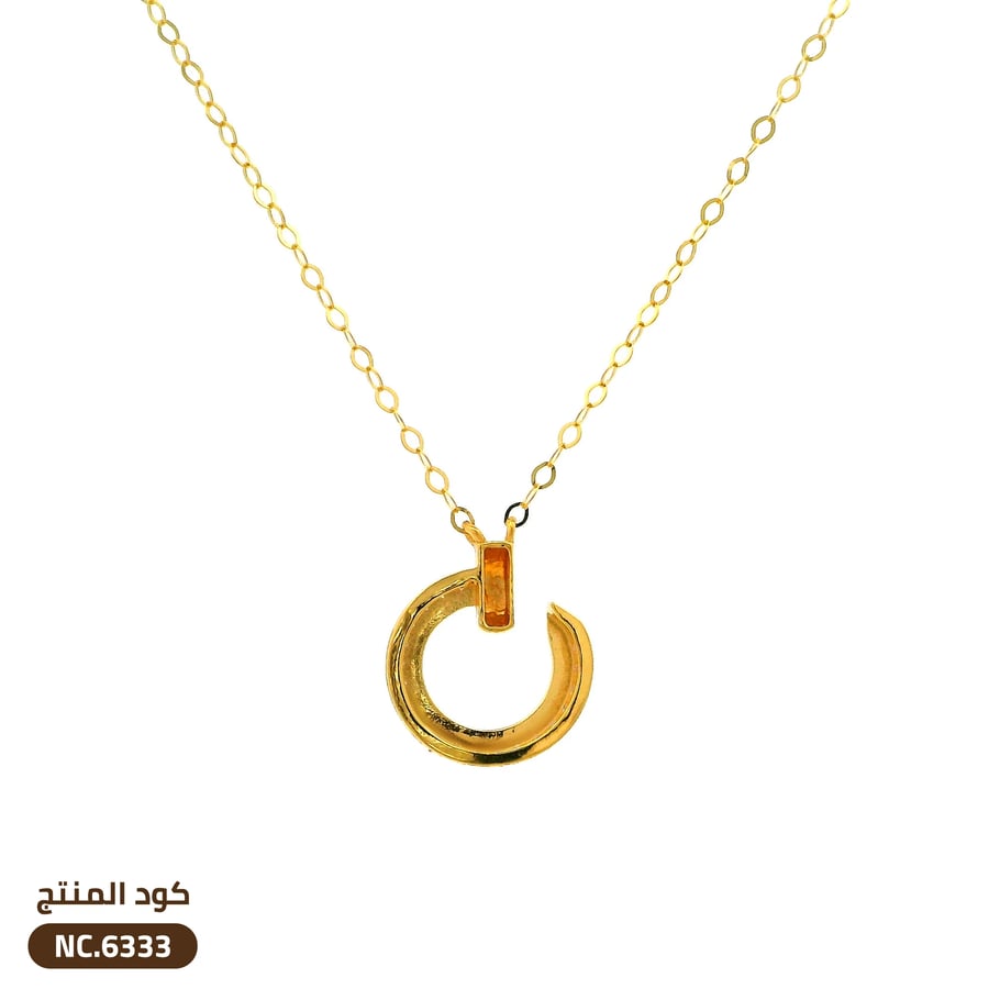 قلادة كارتييه مسمار ذهب عيار 21 (NC.6333)