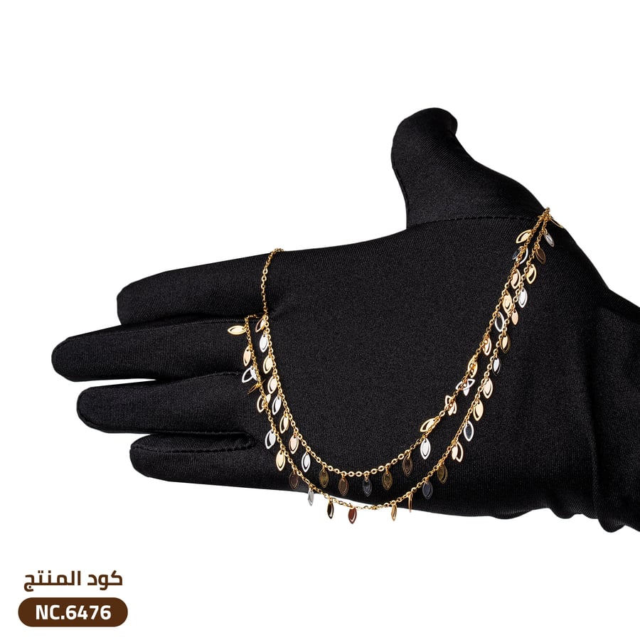 قلاده ذهب عيار 18 (NC.6476)