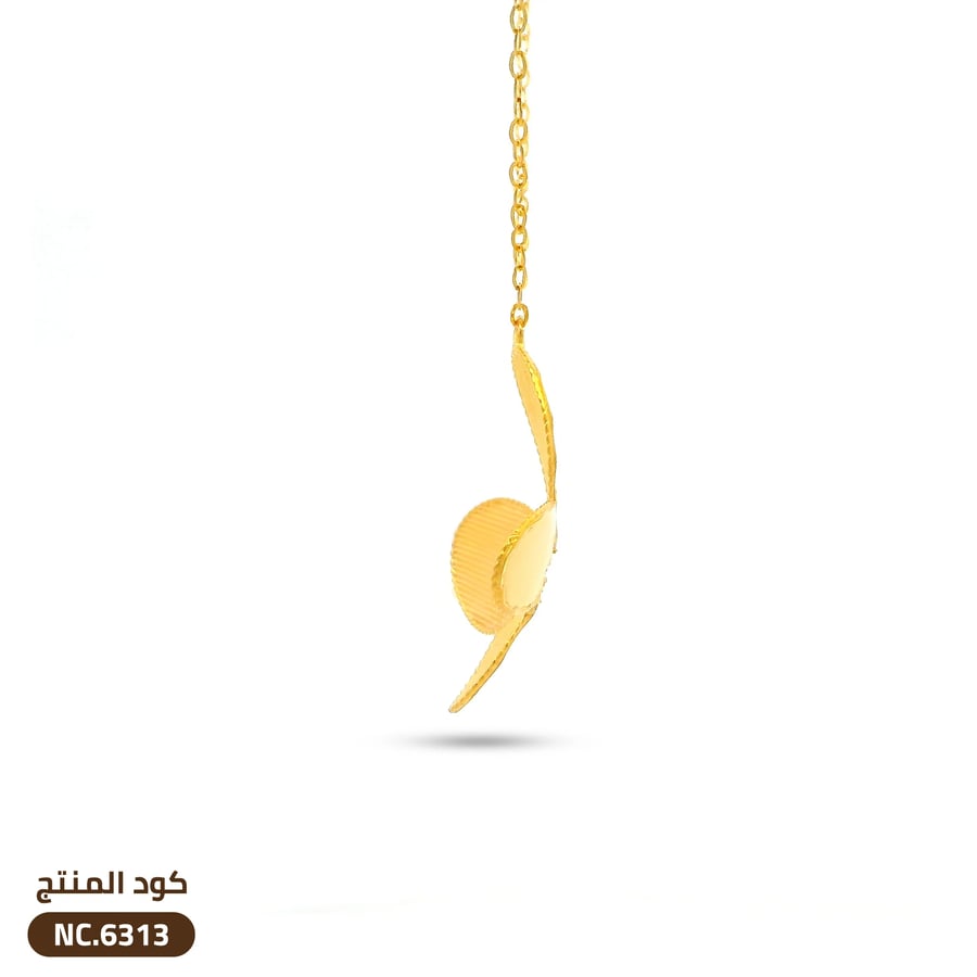 قلادة فراشة ذهب عيار 21 (NC.6313)