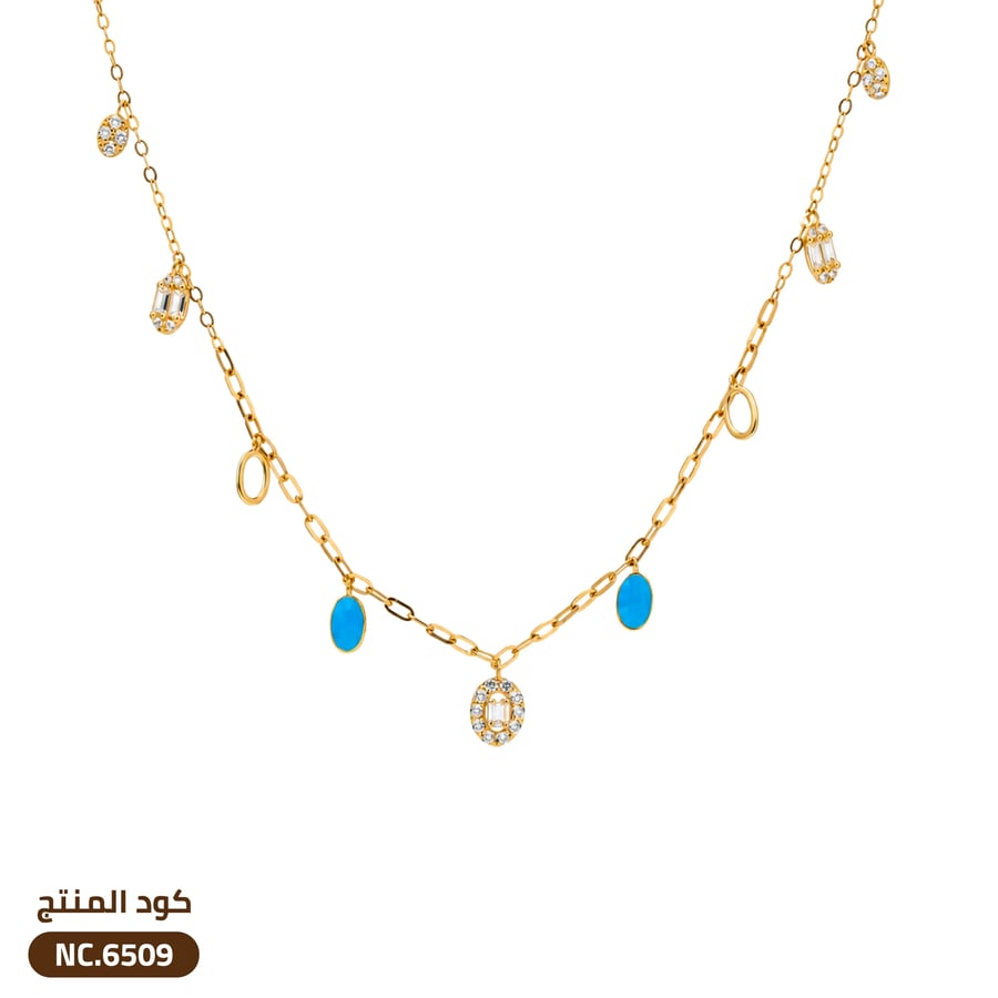 قلاده ذهب عيار 18 (NC.6509 )