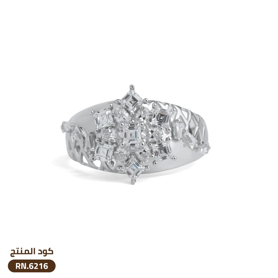 خاتم  ذهب عيار 18 (RN18-6216)