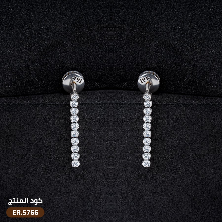 حلق ذهب عيار 18 (ER.5766)