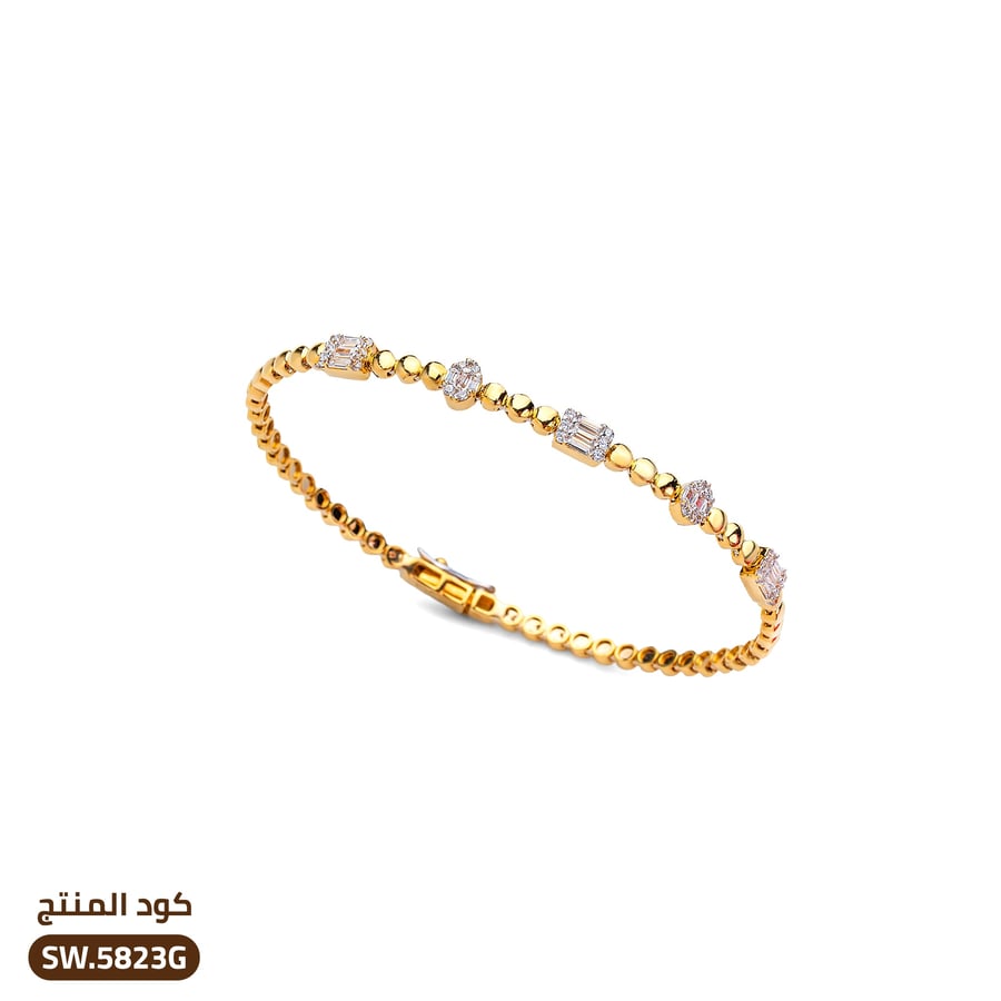 أسوارة  ذهب عيار 18 (SW.5823G)