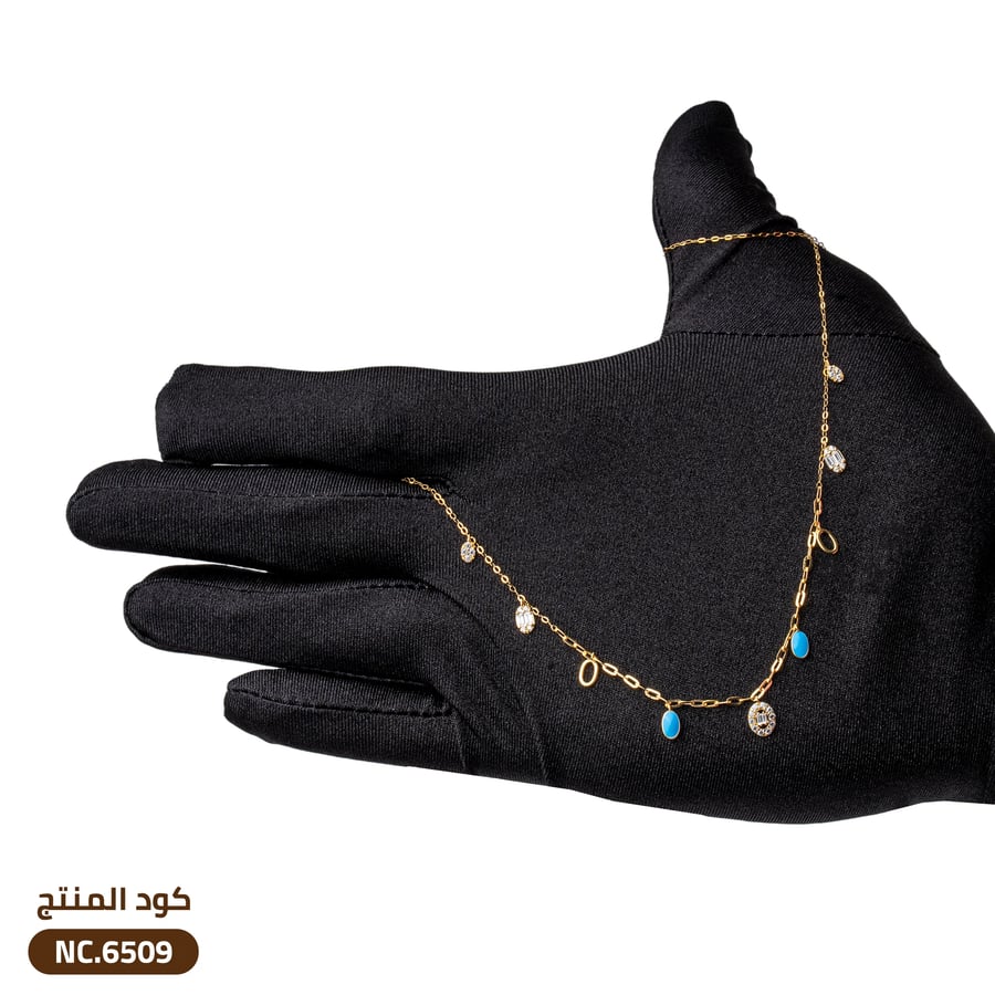 قلاده ذهب عيار 18 (NC.6509 )