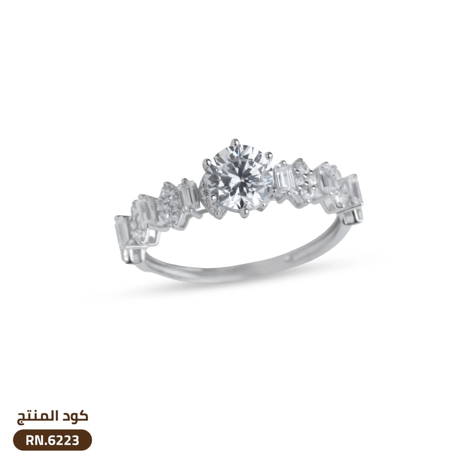 خاتم  ذهب عيار 18 (RN18-6223)