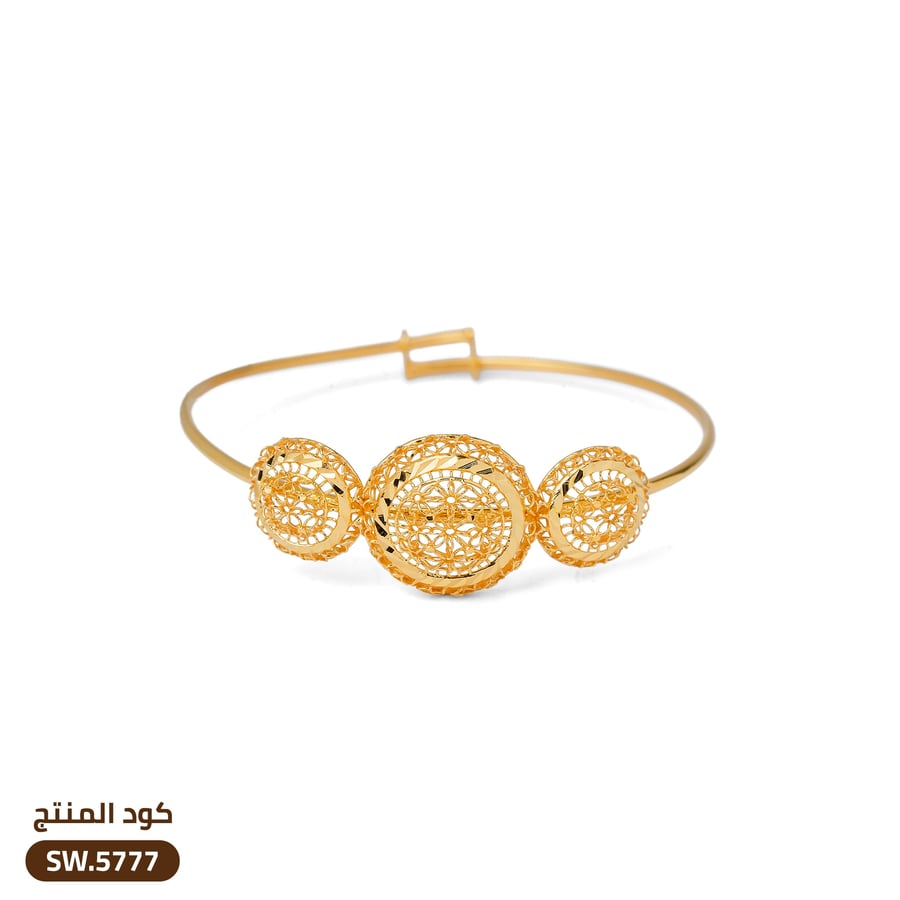 سوار أطفال ذهب عيار 21 (SW.5777)