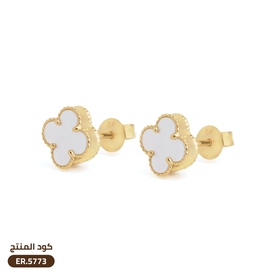 حلق ذهب عيار 18 (ER18-5773)