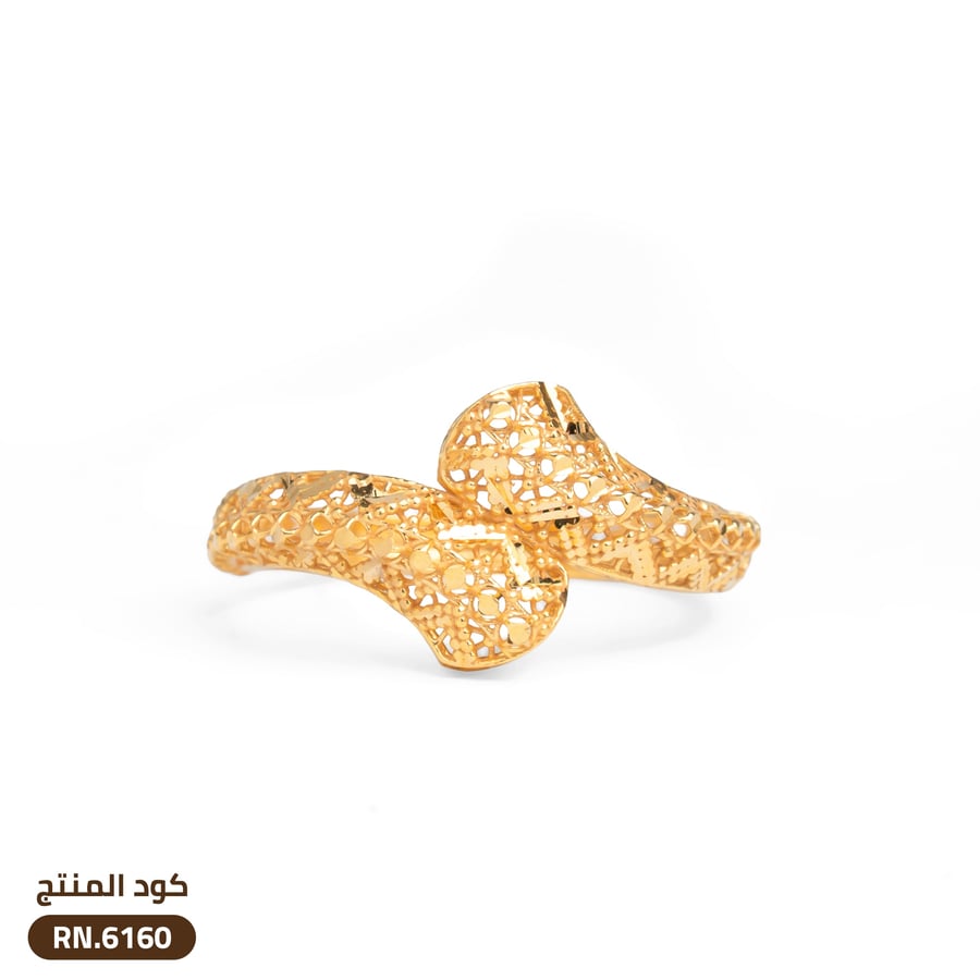 خاتم ذهب عيار 21 (RN.6160)