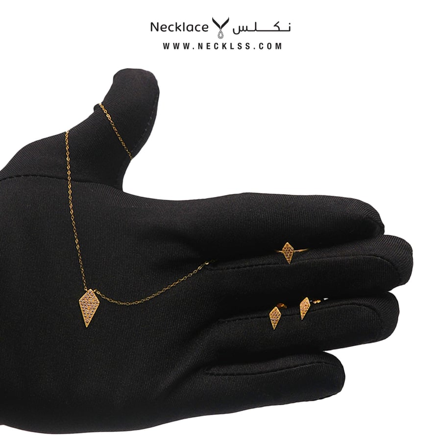نصف طقم اطفال -نكلس للذهب