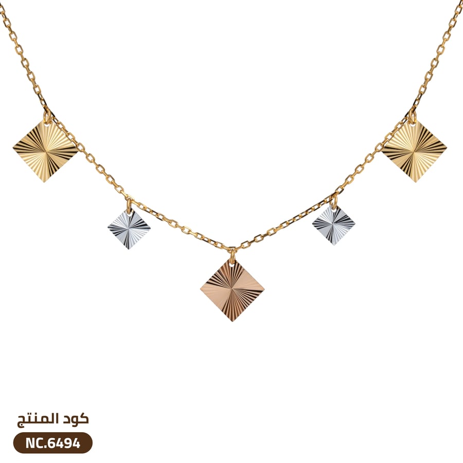 قلاده ذهب عيار 18 (NC.6494)