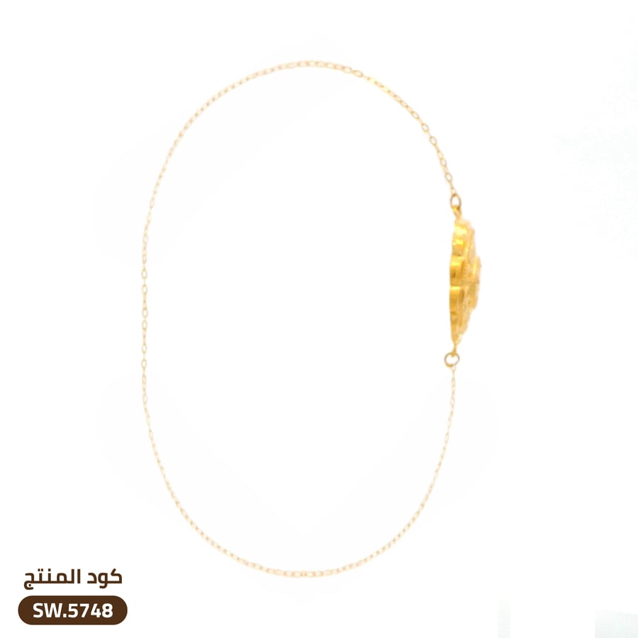 سوار كرسي جابر ذهب عيار 21(SW.5748)