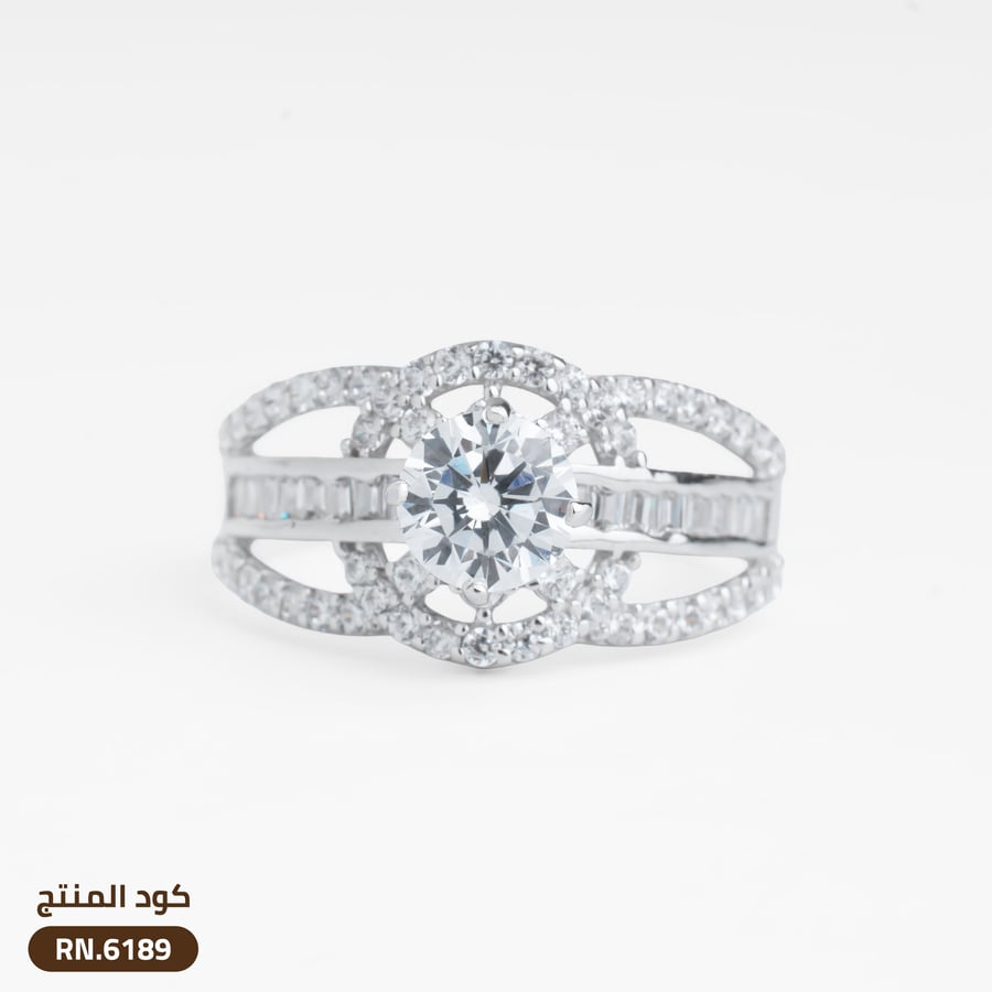 خاتم  ذهب عيار 18 (RN18-6189)