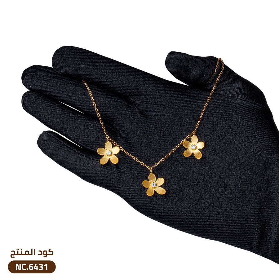 قلاده ذهب عيار 21 (NC.6431)