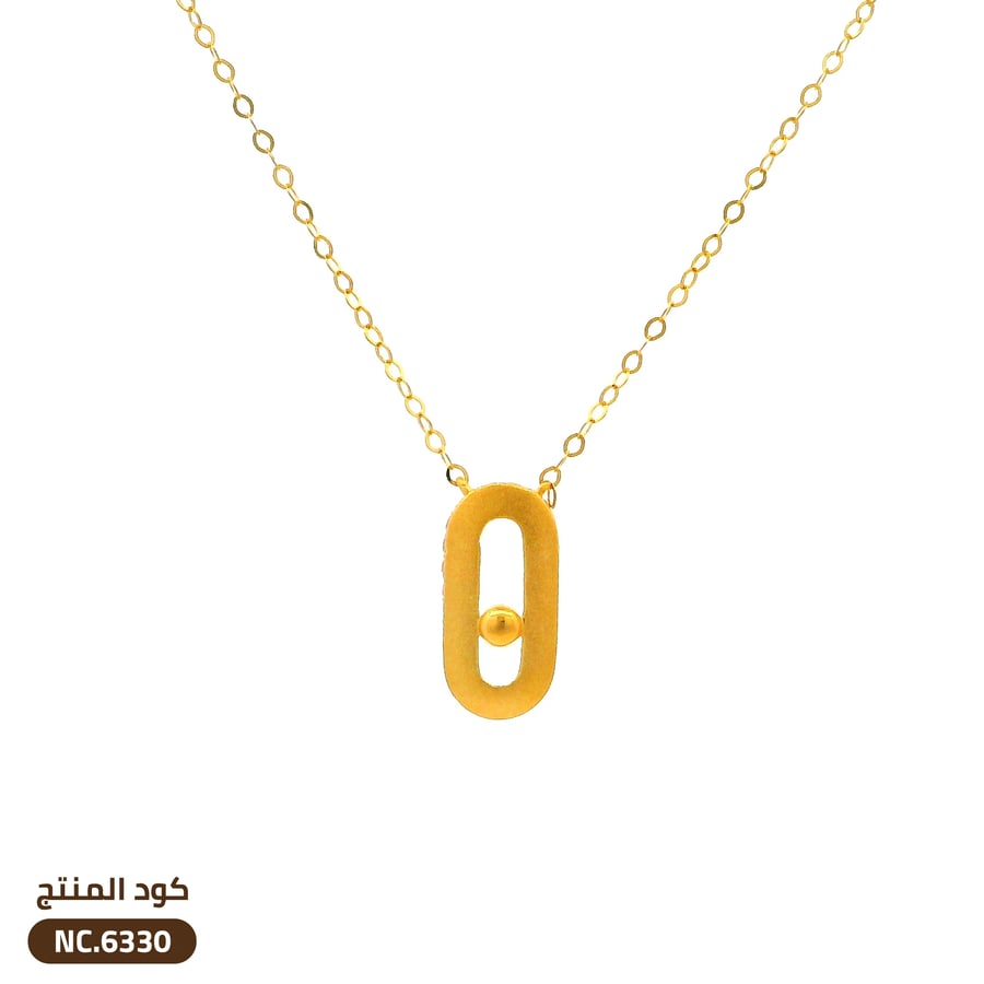 قلادة ميسكا ذهب عيار 21 (NC.6330)