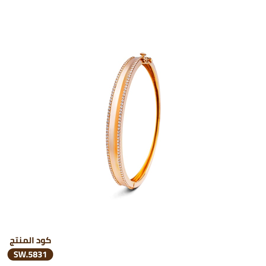 أسوارة  ذهب عيار 18 (SW.5831)
