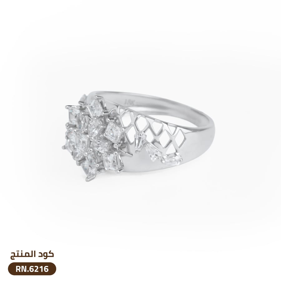 خاتم  ذهب عيار 18 (RN18-6216)