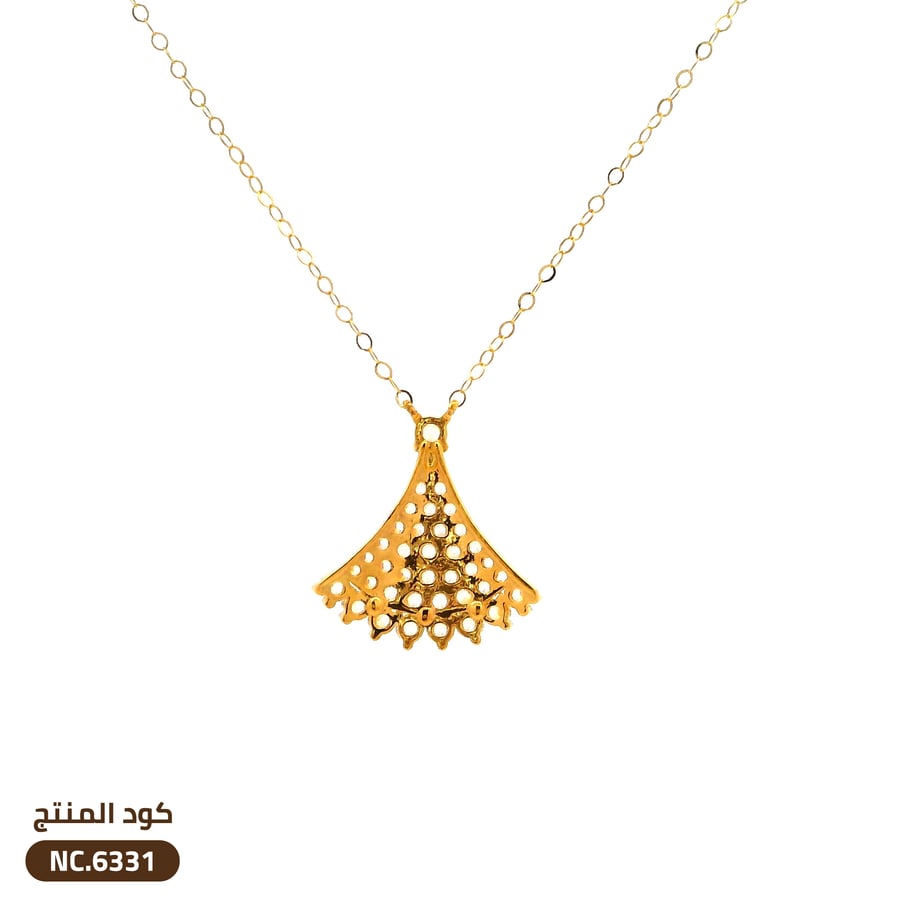 قلادة بولغاري ذهب عيار 21 (NC.6331)