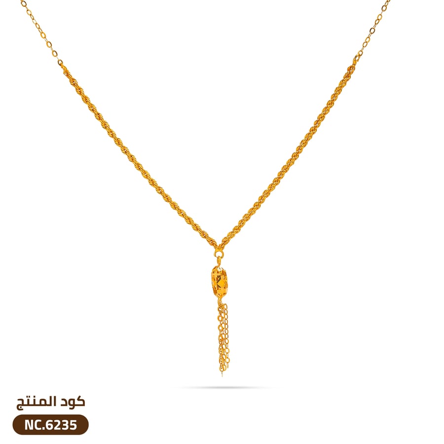 قلاده ذهب عيار 21 (NC.6235)