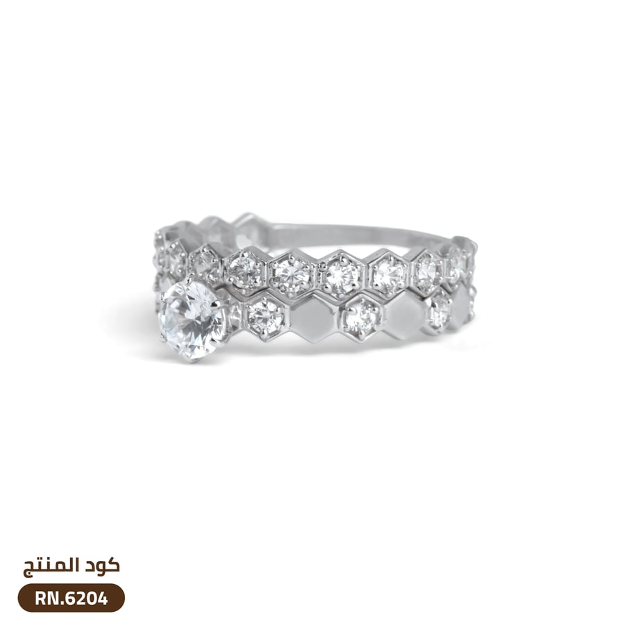 خاتم  ذهب عيار 18 (RN18-6204)