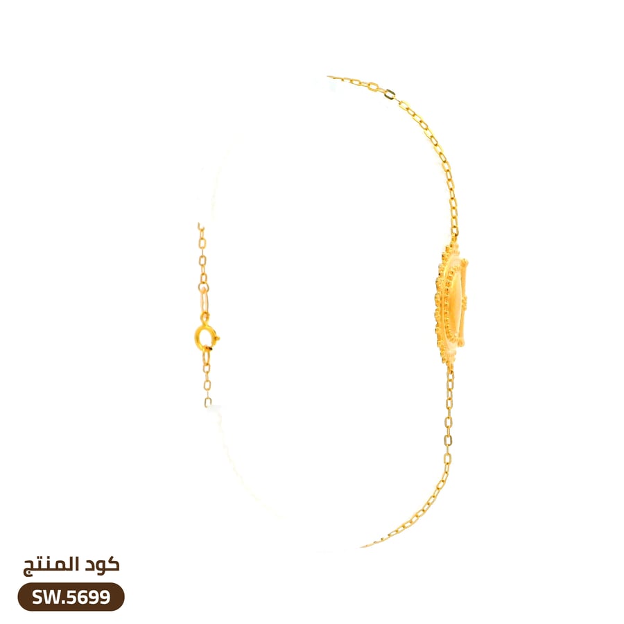 سوار برشي ذهب عيار 21 (SW.5699)