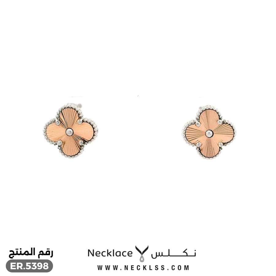 حلق ذهب تصميم أنيق وفاخر متجر نكلس