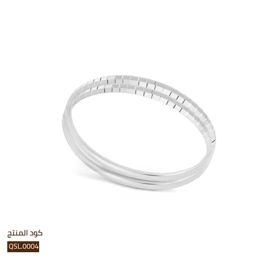 غوايش فضة عيار 925 تصميم حديث يناسب جميع الإطلالات