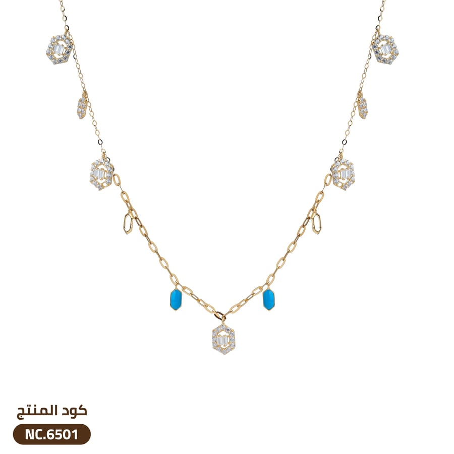 قلاده ذهب عيار 18(NC.6501)
