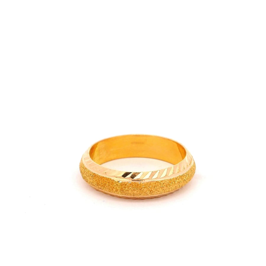 دبلة ناعمة ذهب عيار 21 (RN.6040)