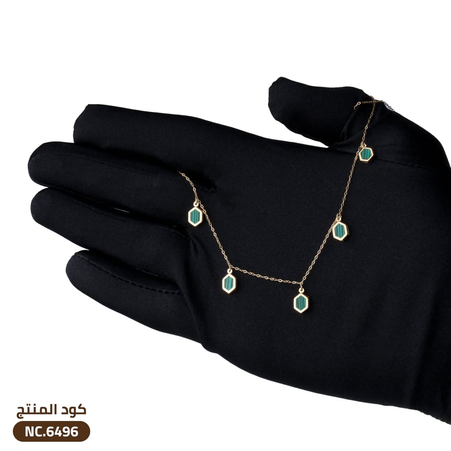 قلاده ذهب عيار 18 (NC.6496)