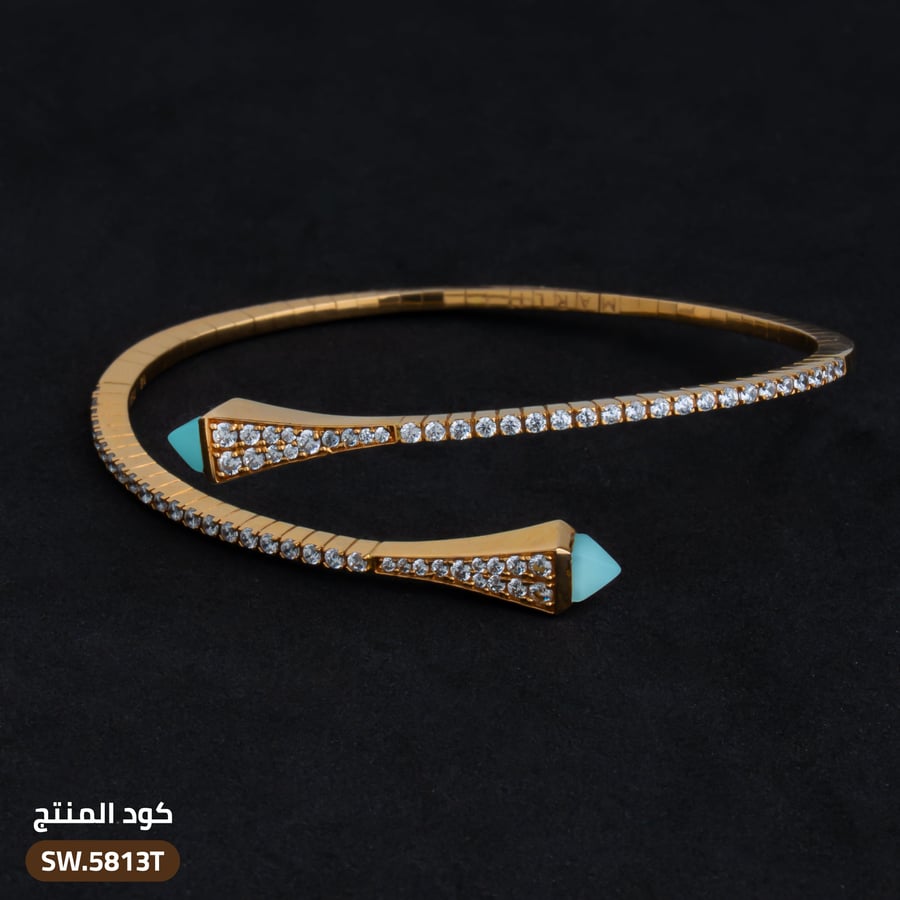 أسوارة ذهب عيار 18 (SW18-5813T)