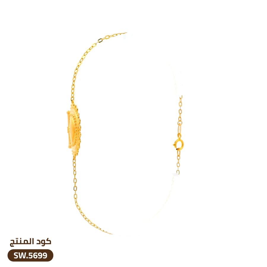 سوار برشي ذهب عيار 21 (SW.5699)